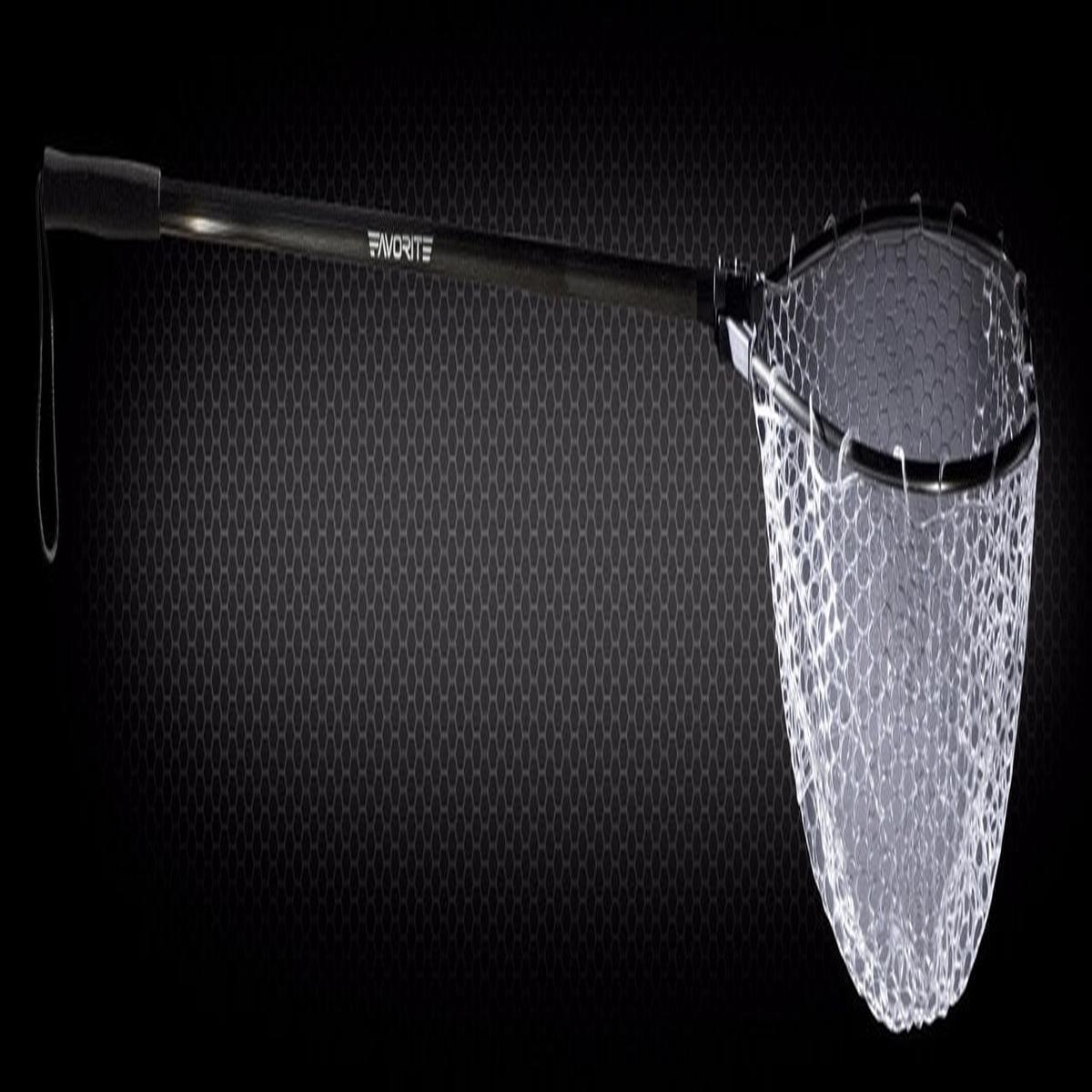 Favorite Arena Landing Net 1.4m Collapsible Head Black/White