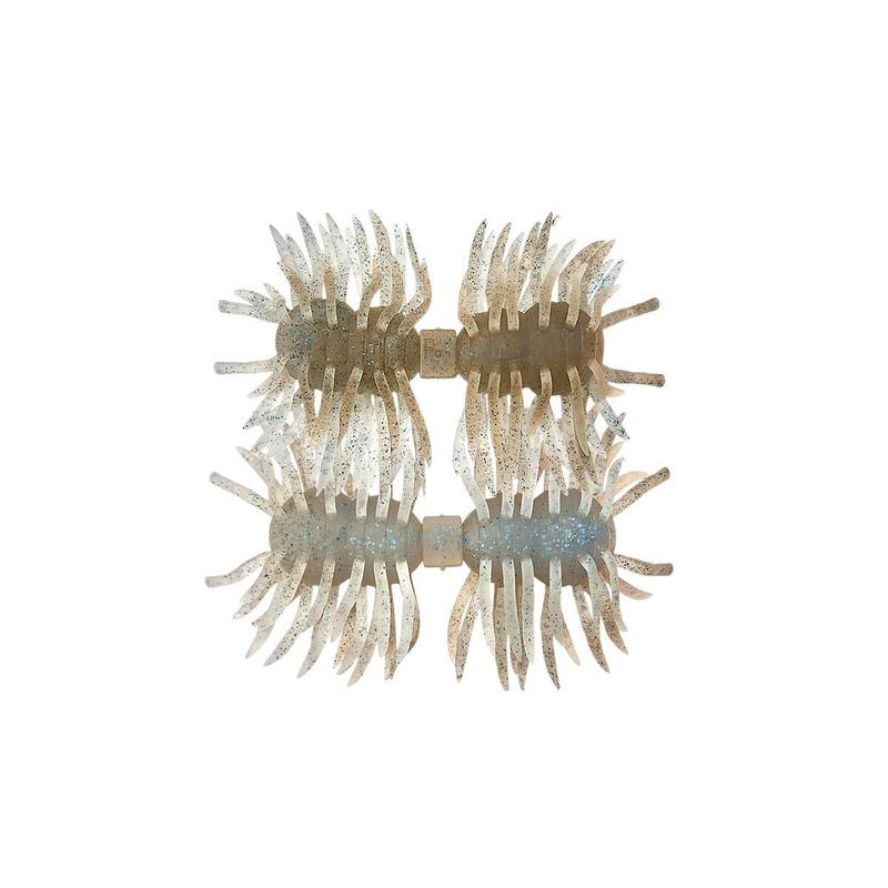 Imakatsu Hairy Spider Kujala 160mm #S-603 Brown Shrimp Blue Flake