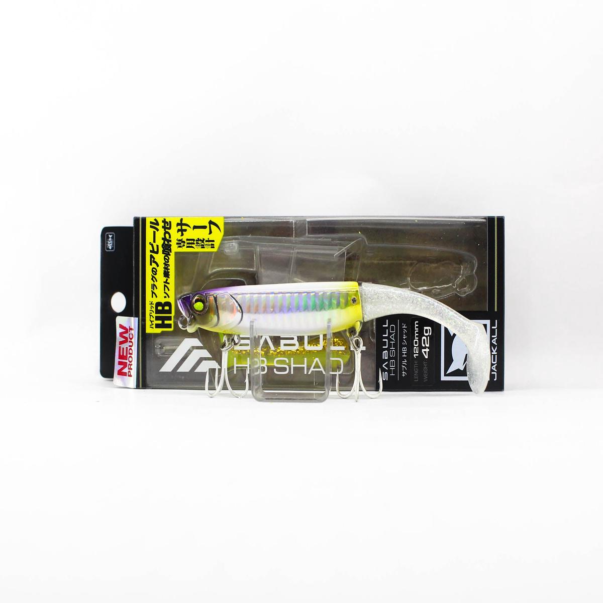 Jackall Sabull HB Shad 42 grams 120 mm Sinking Lure UV Shirogisu (0879)